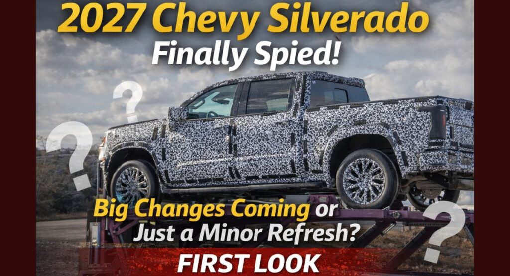 2027 Chevy Silverado High Country Finally Spied