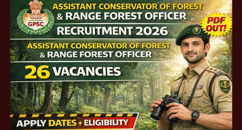 GPSC Assistant Conservator of Forest and Range Forest Officer Recruitment