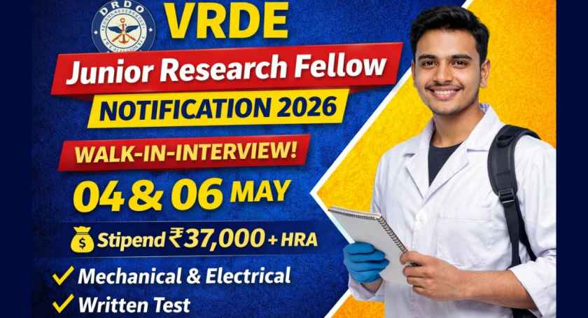 VRDE Junior Research Fellow Notification