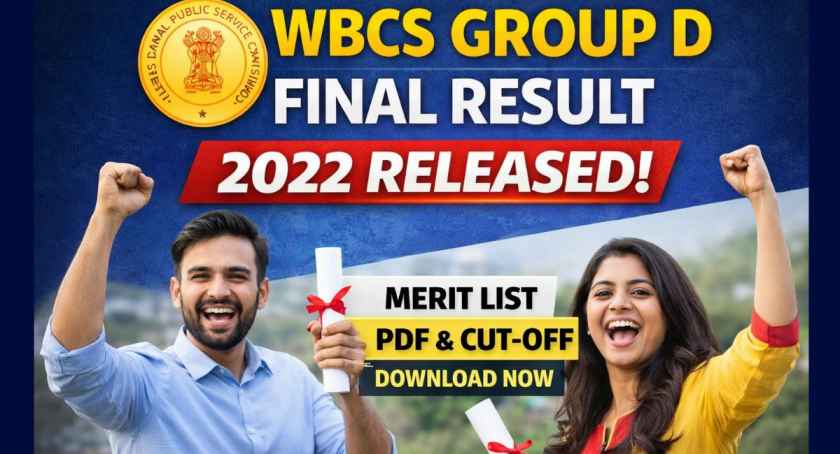 WBCS Group D Final Result 2022 Released