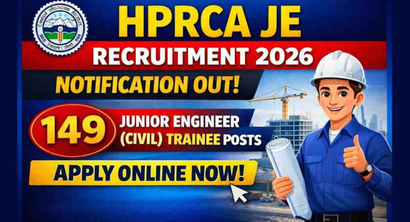 HPRCA JE Recruitment 2026