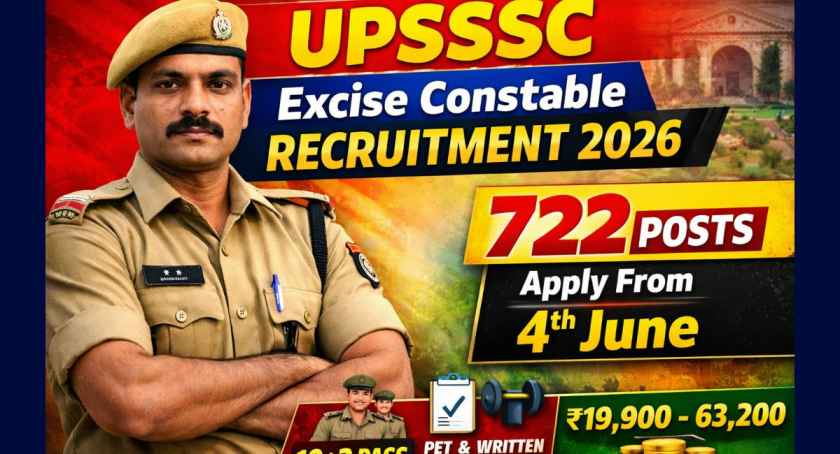 UPSSSC Excise Constable Recruitment