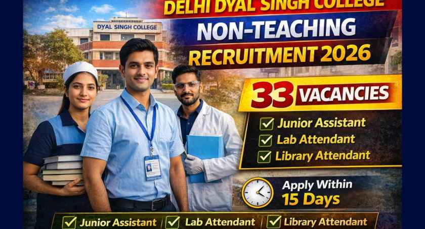 Delhi Dyal Singh College Non-Teaching Recruitment