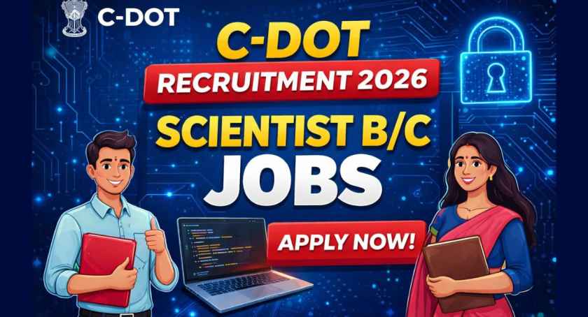 C-DOT Scientist B/C Recruitment 2026
