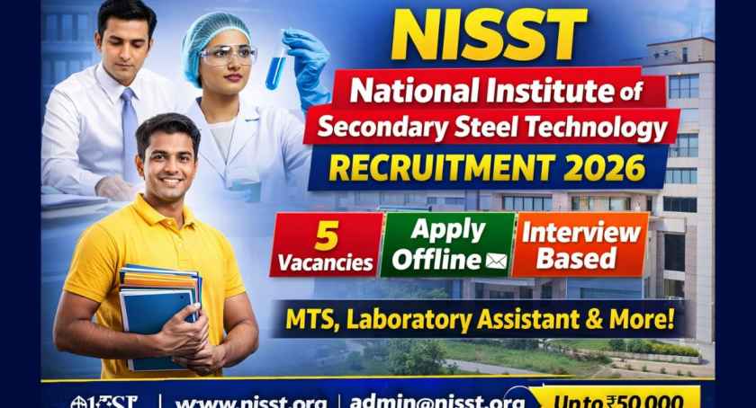 National Institute of Secondary Steel Technology NISST Recruitment