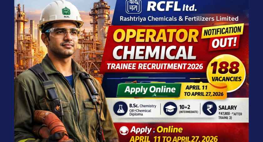 RCFL Operator Chemical Trainee Recruitment
