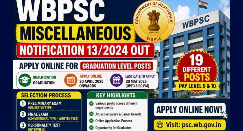 WBPSC Miscellaneous Notification