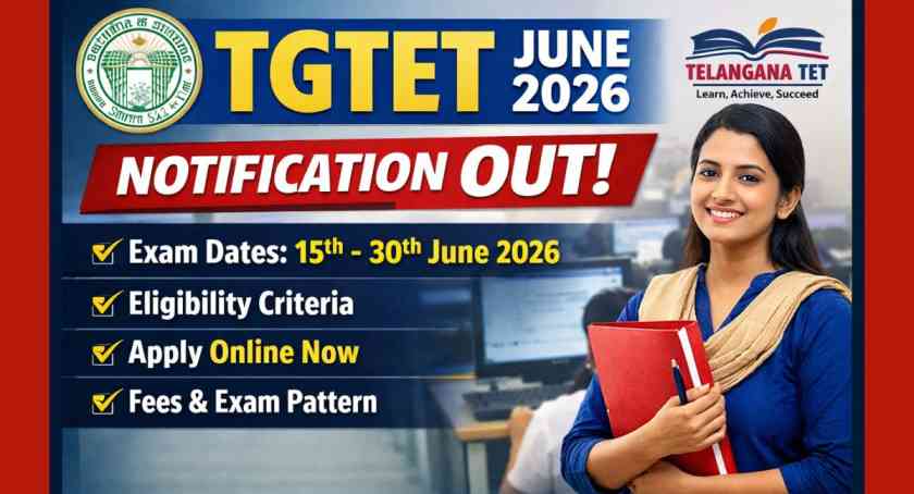 TGTET June 2026 Notification Out