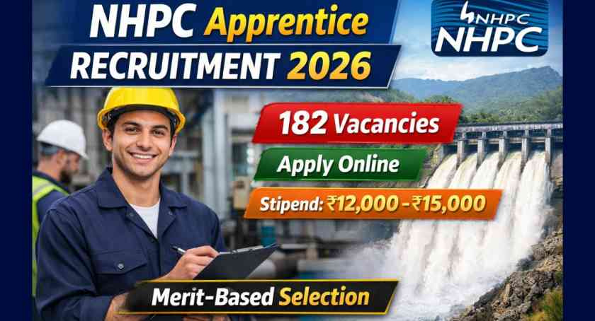 NHPC Apprentice Recruitment 2026,