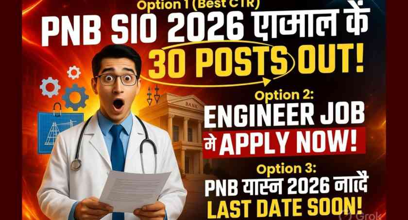 PNB SO Engineer Recruitment