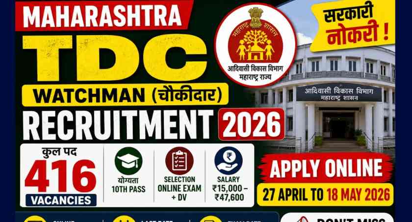 Maharashtra TDC Watchman Recruitment